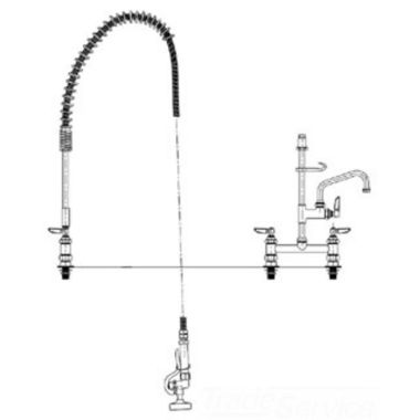 Click here to see T&S Brass PB-8DOSN06PZLXA T&S Brass PB-8DOSN06PZLXA 8