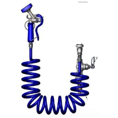 Click here to see T&S Brass PG-1DREV T&S BRASS PG-1DREV PET GROOMING, SINGLE HOLE DECK MOUNT W/ VACUUM BREAKER, 9' COILED