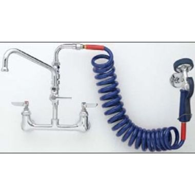 Click here to see T&S Brass PG-8WSAV-12 T&S BRASS PG-8WSAV-12 PET GROOMING FAUCET, WALL 8