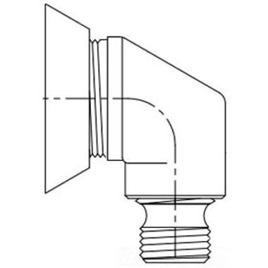 Click here to see T&S Brass SQ-0094 T&S BRASS SQ-0094 FLANGED WALL OUTLET, 1/2