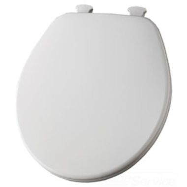 Click here to see Bemis 540EC-000 Bemis Church Round Toilet Seat, Enameled Wood, White - 540EC-000