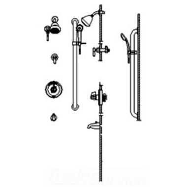 Click here to see Delta T13H923-05 Delta T13H923-05 Commercial Chrome Universal Trim For T13H