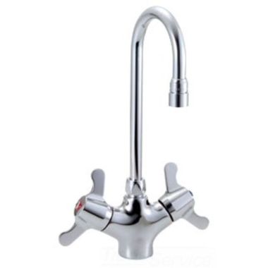 Click here to see Delta 25C3837-LS Delta 25C3837-LS CER-TECK Single Shank Mixing Lavatory Faucet w/ Limited Swing 4.5