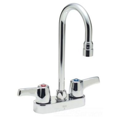 Click here to see Delta 27C4843-WW Delta 27C4843-WW CER-TECK 2-Handle Cast Centerset Lavatory Faucet, 4.5