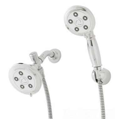 Click here to see Speakman VS-113011 Speakman Chelsea Anystream Shower Combination with 60in Metal Hose and Mounting Bracket, 2.5 GPM, Polished Chrome - VS-113011