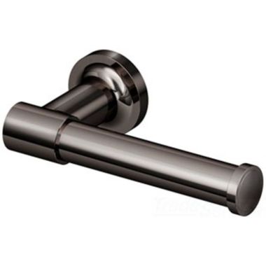 Click here to see Symmons 533TPL-BLK Symmons Museo Toilet Paper Holder, Left Mount, Polished Graphite - 533TPL-BLK