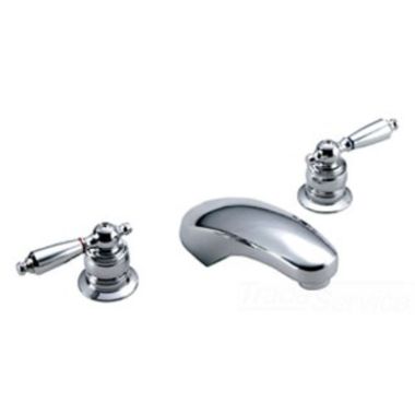 Click here to see Symmons S-244-STN-LAM Symmons Origins Symmetrix Two-Handle Widespread Lavatory Faucet, 2.2 GPM, Low Arc Spout, Satin Nickel - S-244-STN-LAM