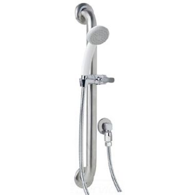 Click here to see Symmons T-600B-36-V Symmons Single-Function Wall-Mount Hand Shower with 36in ADA Slide Bar or Grab Bar, ADA-Compliant, 2.5 GPM, Chrome - T-600B-36-V