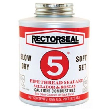 Click here to see Commodity  RectorSeal No. 5 Pipe Thread Sealant, 4 oz, 25631