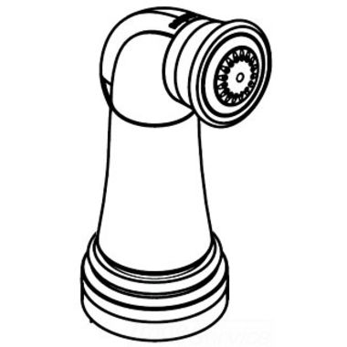 Click here to see Moen 129835 Moen 129835 Part Side Spray, Hose, And Hose Guide Chrome