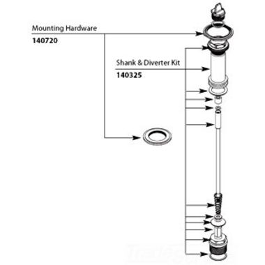 Click here to see Moen 140720 Moen 140720 Mounting Hardware Kit
