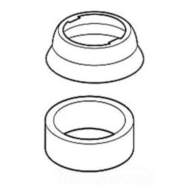 Click here to see Delta RP48070RB Delta RP48070RB Delta Escutcheon/Gasket, Pull-Out Kitchen Faucet (Venet. Bronze)