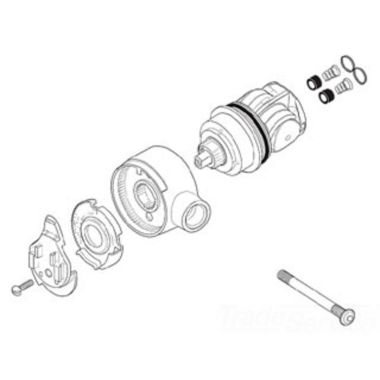 Click here to see Delta RP32106 Delta RP32106 Delta Single Lever Handle Kit with Cartridge - 17 Series (Chrome)
