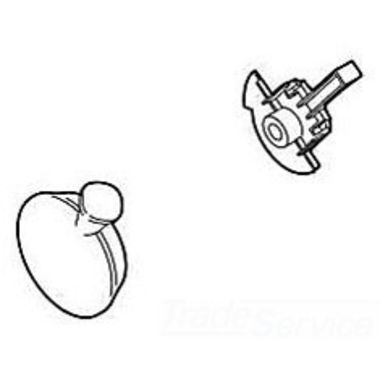 Click here to see Delta RP42572SS Delta RP42572SS Delta Single Metal Handle - Temperature Knob/Cover (Stainless)
