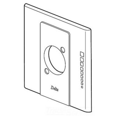 Click here to see Delta RP53420SS Delta RP53420SS Delta Escutcheon - Tub and Shower (Stainless)