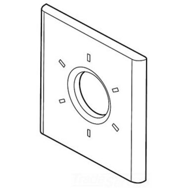 Click here to see Delta RP53446 Delta RP53446 Delta Escutcheon - Tub and Shower (Chrome)