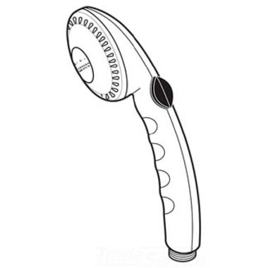 Click here to see Delta RP7405 Delta Two-Setting Handheld Shower with Dual Check Valves for 55011 and 57011 Wall-Mount Hand Showers, WaterSense, 1.75 GPM - RP7405