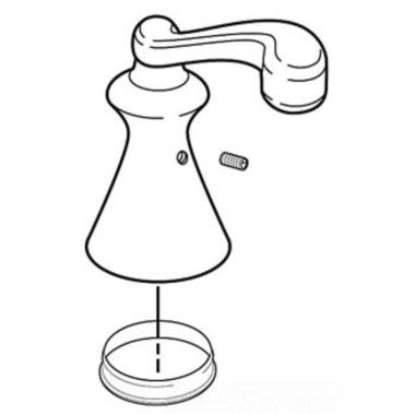 Click here to see Delta RP48117SS Delta RP48117SS Stainless Lever Faucet Handle Kit