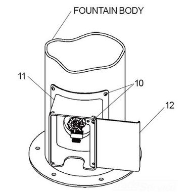 Click here to see Elkay 45838C Elkay 45838C Door -Hose Bib Locking Painted