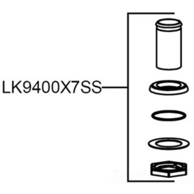 Click here to see Elkay LK9400X7SSCR Elkay LK9400X7SSCR Replacement Hardware Kit, Chrome