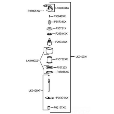 Click here to see Elkay LK9400X1RB Elkay LK9400X1RB Replacement Handle Compartment Rb, Nav