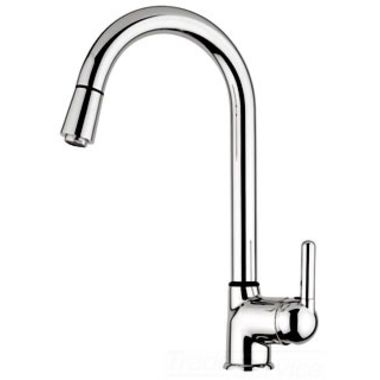 Click here to see Elkay LK7322BC Elkay Moda Single-Handle Pull-Down Kitchen Faucet, Brushed Chrome - LK7322BC