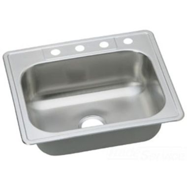 Click here to see Dayton DW50125223 Dayton DW50125223 Stainless Steel Top Mount Single Bowl Premium Sink
