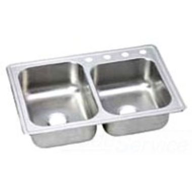 Click here to see Dayton DPMJ2250RS2 Dayton DPMJ2250RS2 Stainless Steel Top Mount Double Bowl Premium Sink