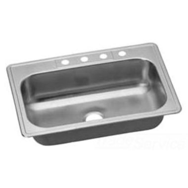 Click here to see Dayton DPMJ133220 Dayton DPMJ133220 Stainless Steel Top Mount Single Bowl Premium Sink