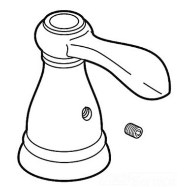 Click here to see Peerless RP47831BN Peerless RP47831BN P-Handle Assembly - Brushed Nickel