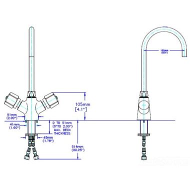 Click here to see Delta 25C3971 Delta 25C3971 CER-TECK Single Shank Mixing Lavatory Faucet w/ 6