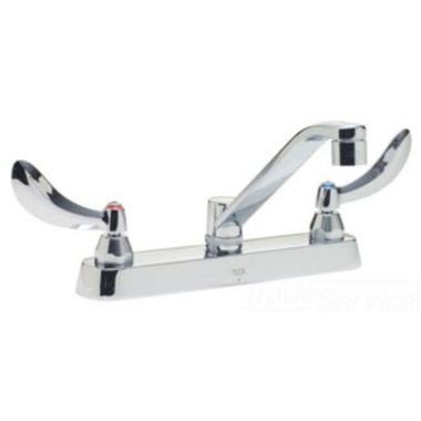 Click here to see Delta 26T3134 Delta 26T3134 TUF-TECK Two-Handle Deckmount Faucet w/ 8