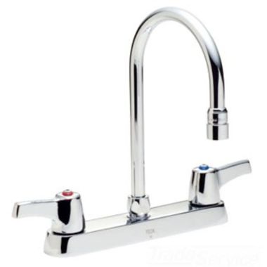 Click here to see Delta 26T3933 Delta 26T3933 TUF-TECK Two-Handle Deckmount Faucet w/ 6