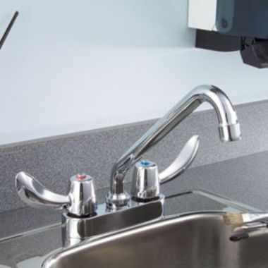 Click here to see Delta 27C4242 Delta 27C4242 CER-TECK 2-Handle Cast Centerset Lavatory Faucet, 8
