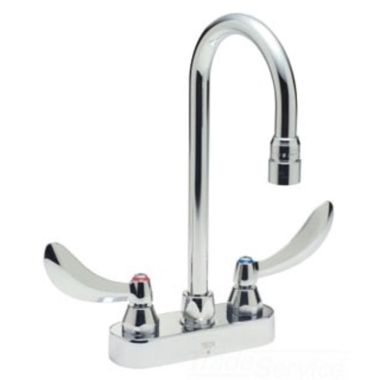 Click here to see Delta 27C4844-TI Delta 27C4844-TI CER-TECK 2-Handle Cast Centerset Lavatory Faucet, 4.5