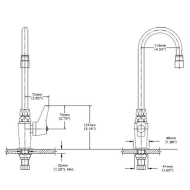 Click here to see Delta 27T633 DELTA 27T633 COMMERCIAL ONE HANDLE PANTRY FAUCET CHROME