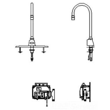 Click here to see Delta 3000T3530A Delta 3000T3530A TECK Electronic Faucet w/ 8