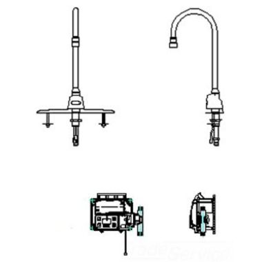 Click here to see Delta 3001T3520A Delta 3001T3520A TECK Electronic Faucet w/ 8