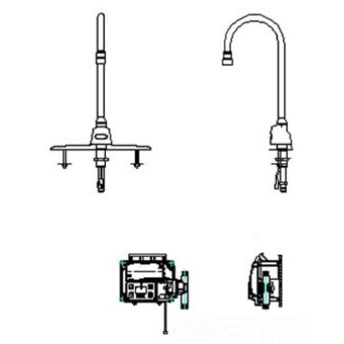 Click here to see Delta 3001T3530A Delta 3001T3530A TECK Electronic Faucet w/ 8