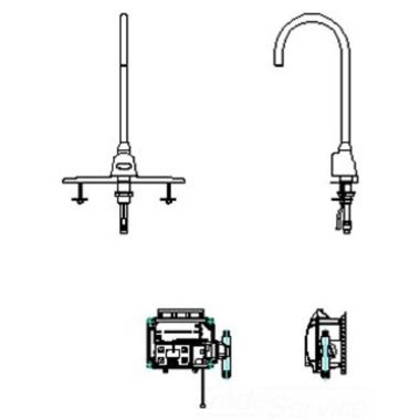 Click here to see Delta 3001T3570A Delta 3001T3570A TECK Electronic Faucet w/ 8