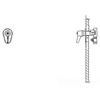 Click here to see Delta 54T1200 Delta Commercial 54T1200 In-Wall Volume Control Valve With Integral Stop