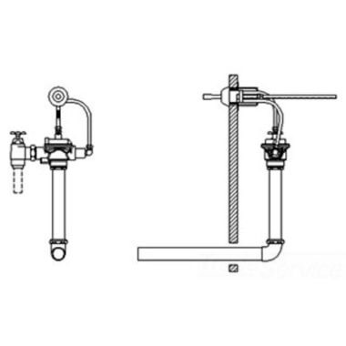 Click here to see Delta 83T141-6 Delta 83T141-6 TECK Concealed Flush Valve w/ Handle, 1.6 gpf, 1.5