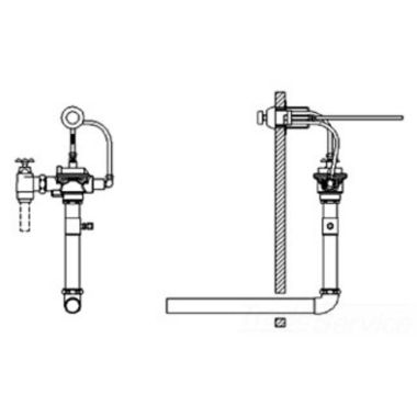 Click here to see Delta 83T143-1 Delta 83T143-1 TECK Concealed Flush Valve w/ Big Push Button, 1.6 gpf, Trap Seal Primer Tee, 1.5