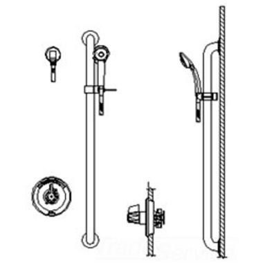 Click here to see Delta T13H153-25 Delta T13H153-25 Universal Shower Trim Chrome