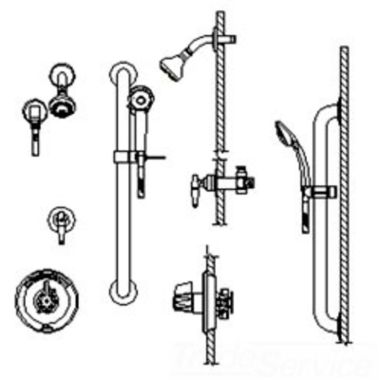 Click here to see Delta T13H333-20 Delta T13H333-20 Chrome Commercial Dual Shower Trim With Handshower