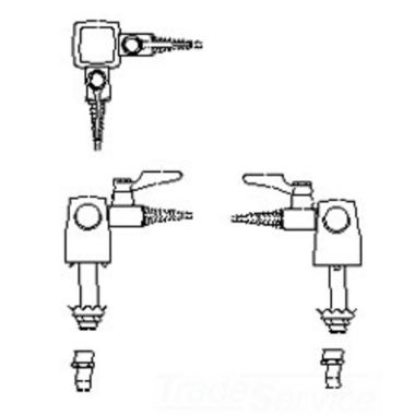Click here to see Delta W6220HE Delta W6220HE 90-Degree Double Ball Valve Hose Cocks for Helium, 3/8
