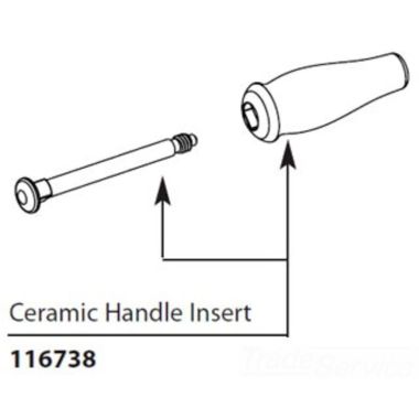 Click here to see Moen 116738 MOEN 116738 PART CERAMIC HANDLE INSERT, 84451, 84452