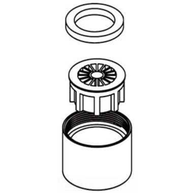 Click here to see Moen 123807BN Moen 123807BN Stream Straightener Kit, Brushed Nickel