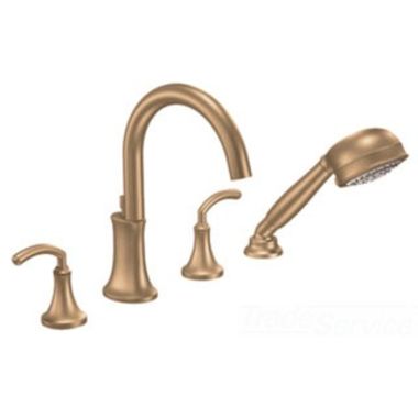Click here to see Moen TS964BB Moen TS964BB Two Handle High Arc Roman Tub Faucet With Handheld Shower